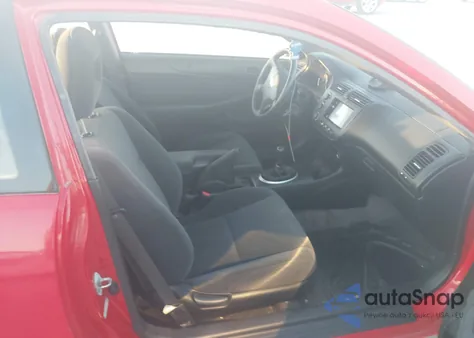 2004 Honda Civic Lx z USA, uszkodzony, nr VIN 1HGEM21514L072525